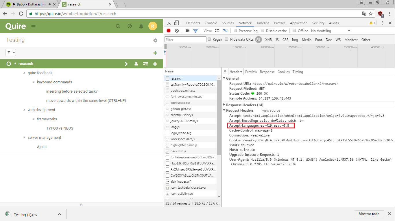 snapshot_Quire - http headers sent.png
