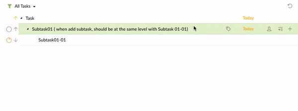 add subtasks when sort.gif