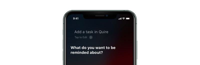 Quire Siri