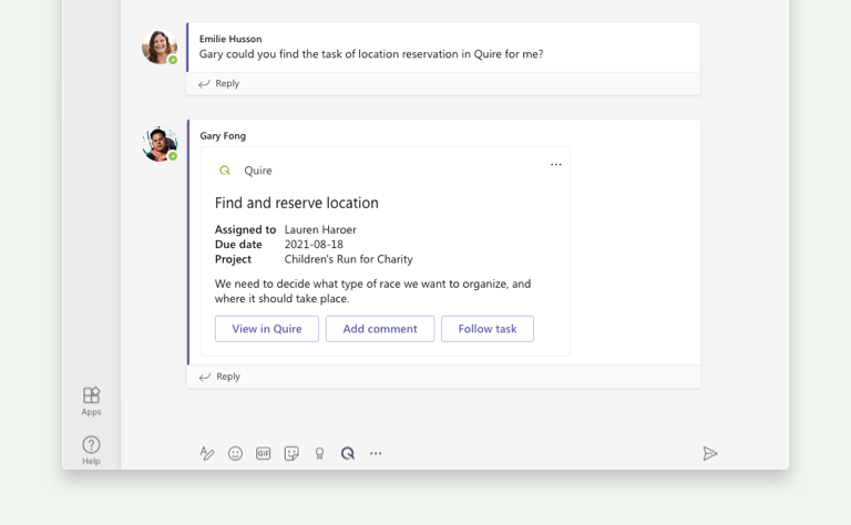 Microsoft Teams Integration