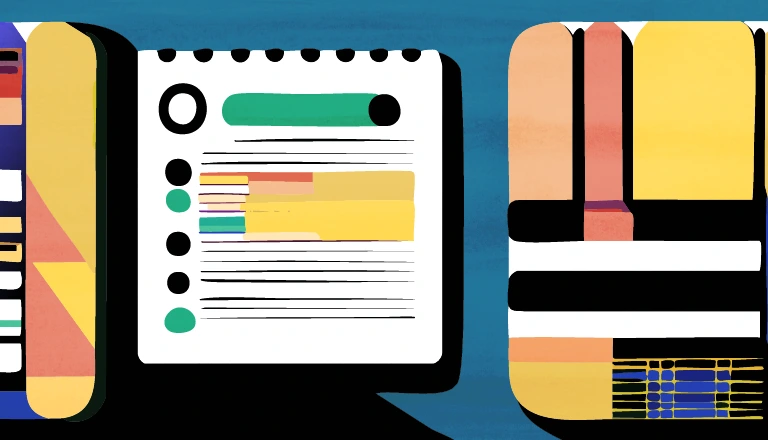 OKR template showing objectives with measurable key results for quarterly goal setting