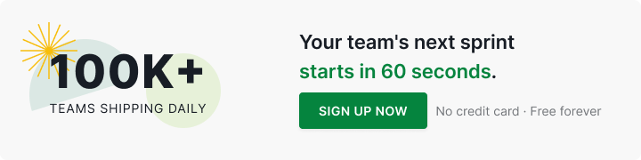 Agile sprint planning tool — start your team's next sprint in 60 seconds