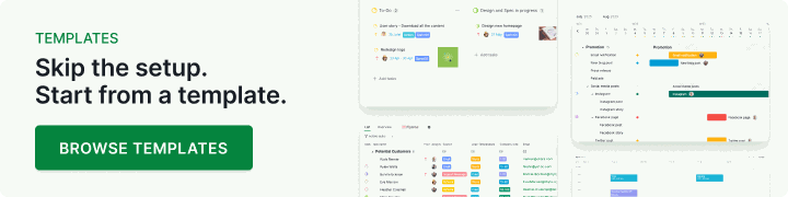 Browse Quire's ready-made project templates and skip the setup