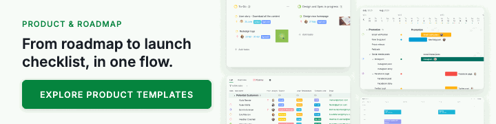 Quire product and roadmap templates: from roadmap to launch checklist in one flow