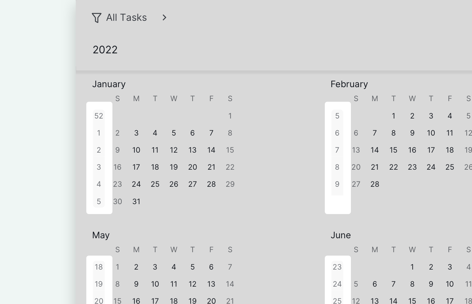 Customize the Calendar View