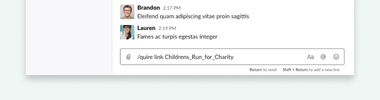 integrate with Slack