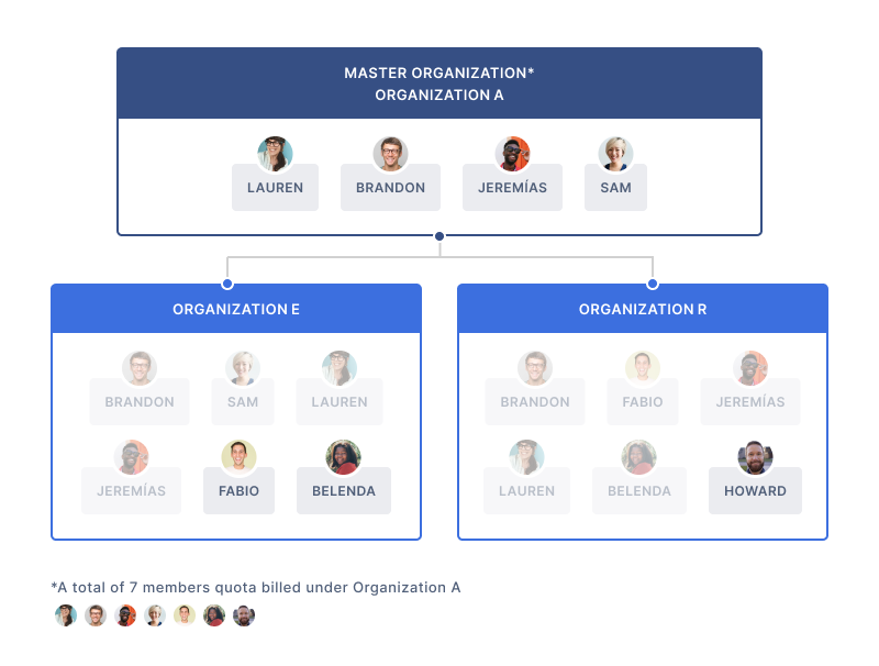 master organization graph description