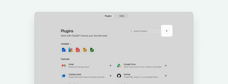 Adding a new browser plugin in ChatGPT
