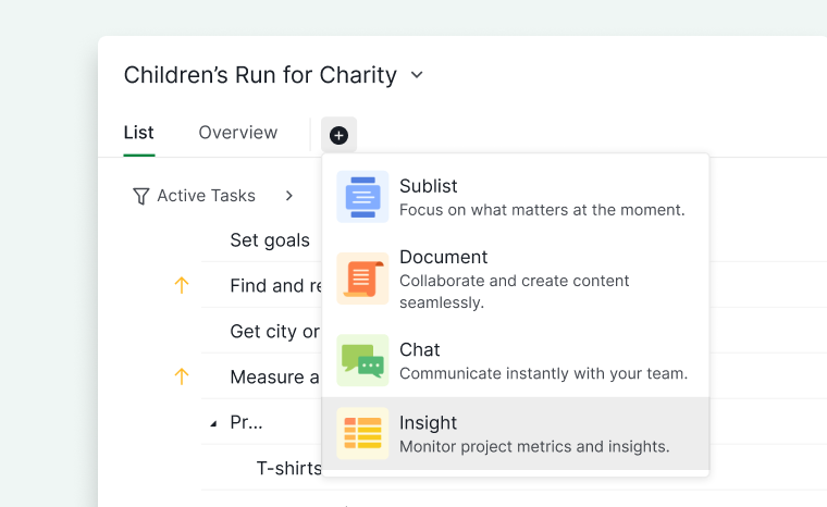 Create an insight in a member profile page